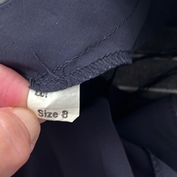 VTG Y2K Jumpsuit, Navy, Tapered Leg, Excellent Condition,Dress Up/Down,Size 8 - Picture 3 of 11